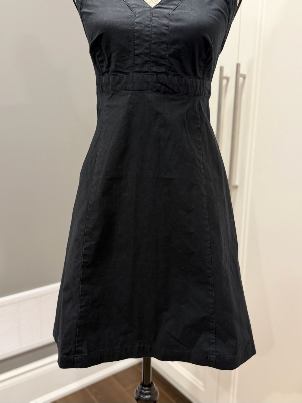 Vintage, Y2K, GAP Black Halter Mini Dress - Picture 3 of 16